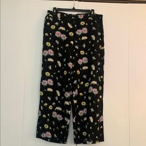 LOFT Black Wide Leg Pants with Flowy Silhouette